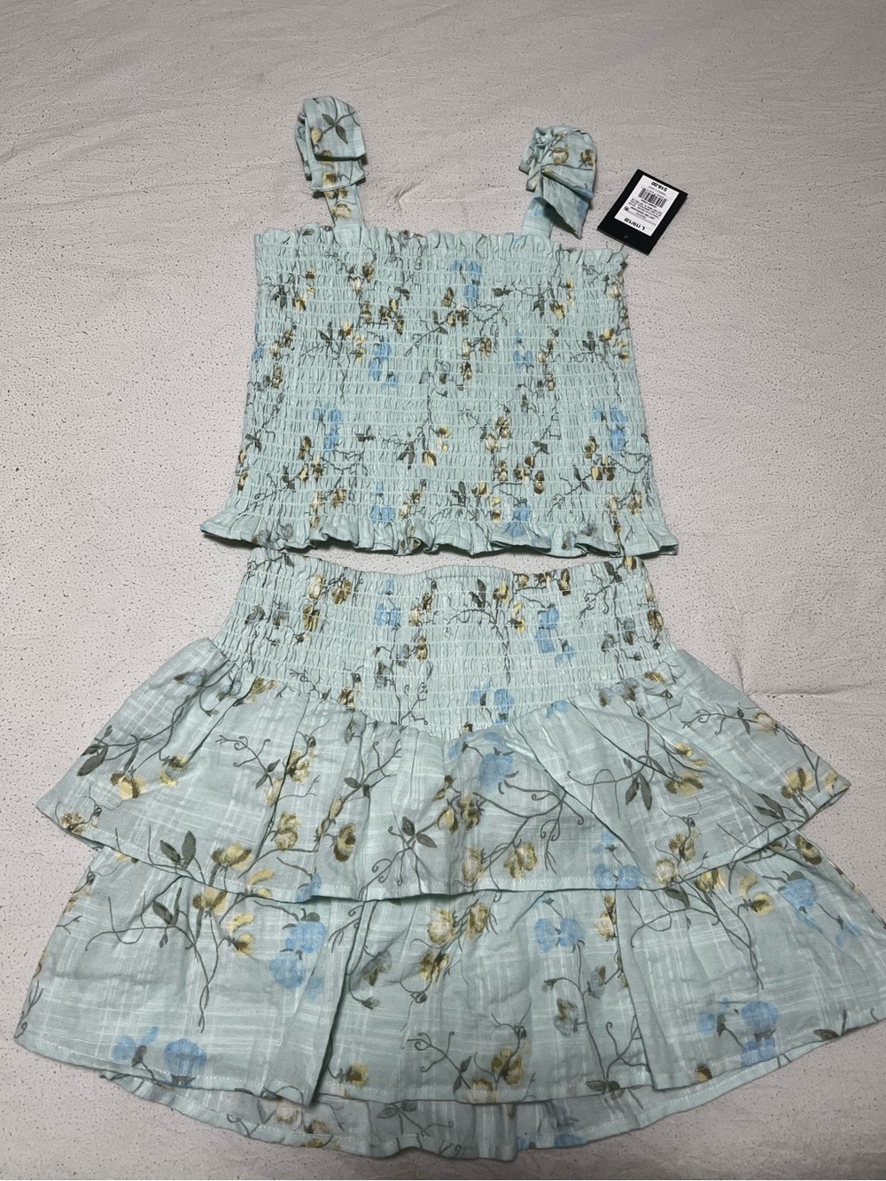 NEW Art Class girl floral matching set size:L (10-12)